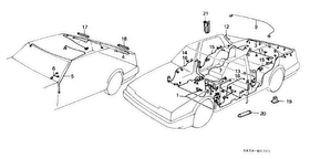 honda B__0701 WIRE HARNESS (2)
