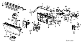 honda B__1202 SPEEDOMETER COMPONENT (ND)