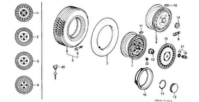 honda B__1800 ШИНА/ WHEEL DISK