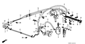 honda B__3303 P.S. HOSE/ ТРУБА