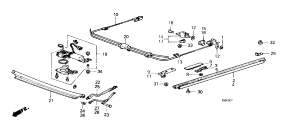 honda B__3801 ROOF MOTOR
