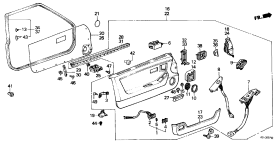 honda B__3901 DOOR LINING
