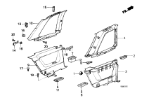 honda B__3902 INTERIOR LINING