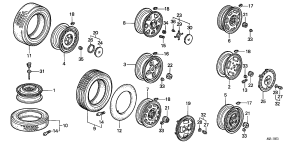 honda B__1800 ШИНА/ WHEEL DISK