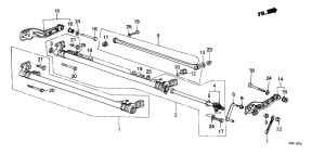 honda B__3000 REAR LOWER ARM/ СТАБИЛИЗАТОР ЗАДНИЙ