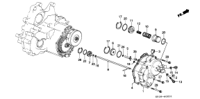 honda ATM0201 R. SIDE COVER