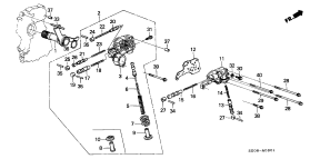honda ATM0801 РЕГУЛЯТОР/ LOCK UP VALVE