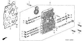 honda ATM0800 MAIN VALVE BODY