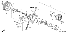 honda E__1900 НАСОС ГИДРОУСИЛИТЕЛЯ (-