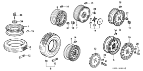 honda B__1800 ШИНА/ WHEEL DISK