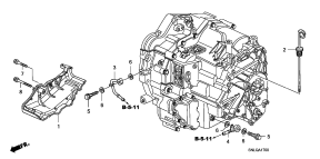 honda ATM1700 ATF PIPE (2.0L)