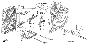 honda ATM1840 ВИЛКА ПЕРЕКЛЮЧЕНИЯ (2.0L)