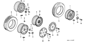 honda B__1800 ШИНА/ WHEEL DISK