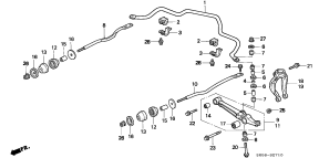 honda B__2710 FRONT LOWER ARM
