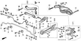 honda B__2900 REAR LOWER ARM