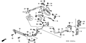 honda B__3360 P.S. LINES (LH)