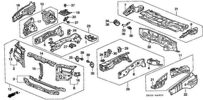 honda B__4900 FRONT BULKHEAD