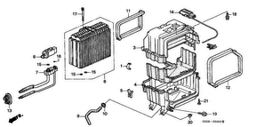 honda B__5900 КОНДИЦИОНЕР (COOLING UNIT) (LH)