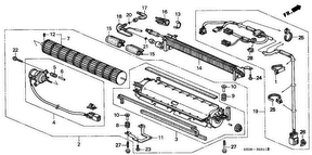 honda B__5911 КОНДИЦИОНЕР (REAR COOLING MOTOR)