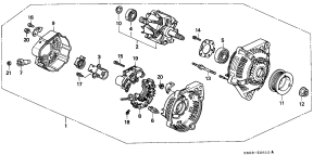 honda E__0610 ГЕНЕРАТОР (DENSO)
