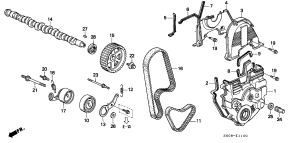 honda E__1100 CAMSHAFT/TIMING BELT (2.2L)