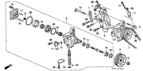 honda E__1900 P.S. PUMP (2.2L)