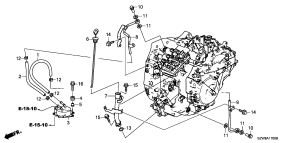 honda ATM1700 ATF PIPE (-