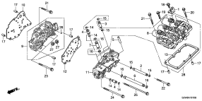 honda ATM1810 CONTROL VALVE BODY (-