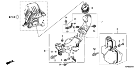 honda B__0108 RESONATOR CHAMBER (2.4L) (2 )