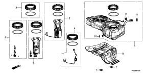 honda B__0305 ТОПЛИВНЫЙ БАК (1)