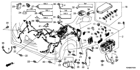 honda B__0700 WIRE HARNESS (LH) (1)