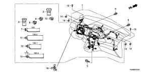 honda B__0702 WIRE HARNESS (LH) (2)