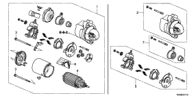 honda E__0712 СТАРТЕР (MITSUBA) (2. 4L) (2)