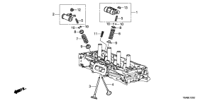 honda E__1202 КЛАПАН/ КОРОМЫСЛО (2.4L) (2)