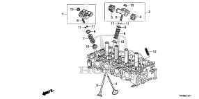 honda E__1201 КЛАПАН/ КОРОМЫСЛО (2.4L) (1)