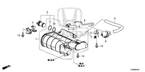 honda B__0420 КАНИСТРА (KD)