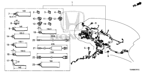 honda B__0701 WIRE HARNESS (2)