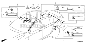 honda B__0704 WIRE HARNESS (5)