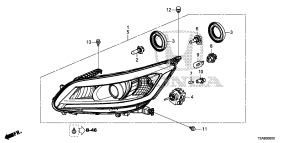 honda B__0800 ФАРА (-