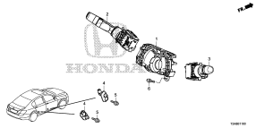 honda B__1100 КОМБИНИРОВАННЫЙ ПЕРЕКЛЮЧАТЕЛЬ