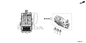 honda B__1311 БЛОК УПРАВЛЕНИЯ (CABIN) (2)