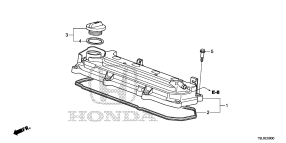 honda E__0900 КРЫШКА ГОЛОВКИ ЦИЛИНДРА (1.2L) (1.5L)