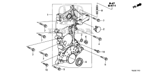 honda E__1110 CHAIN CASE (1.2L) (1.5L)