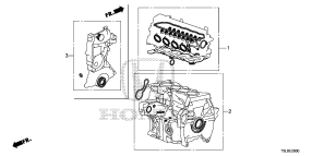 honda E__2000 НАБОР ПРОКЛАДОК (1.2L) (1.5L)