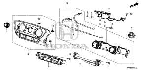 honda B__1701 РЕГУЛИРОВКА ОТОПЛЕНИЯ (RH)