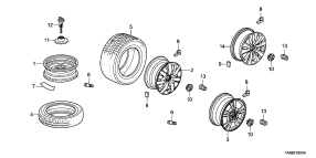 honda B__1800 ШИНА/ WHEEL DISKS