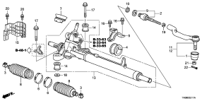 honda B__3311 P.S. GEAR BOX (RH)