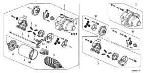 honda E__0712 СТАРТЕР (MITSUBA) (2. 4L)