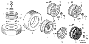 honda B__1800 ШИНА/ WHEEL DISKS