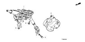 honda B__3200 РУЛЕВАЯ КОЛОНКА